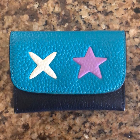 Coach Handbags - Blue coach card wallet
